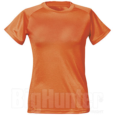 T-Shirt Donna Sport Dry Fit Orange Fluo