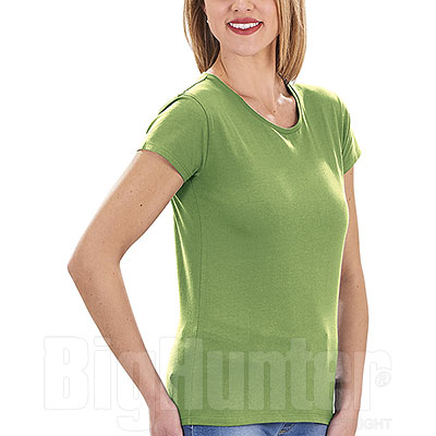 T-Shirt Donna Miami Beach Cotton Light Green