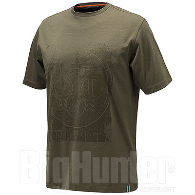 T-Shirt Beretta Logo Dark Olive