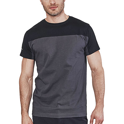 T-Shirt Cotton Oviedo Grey-Black