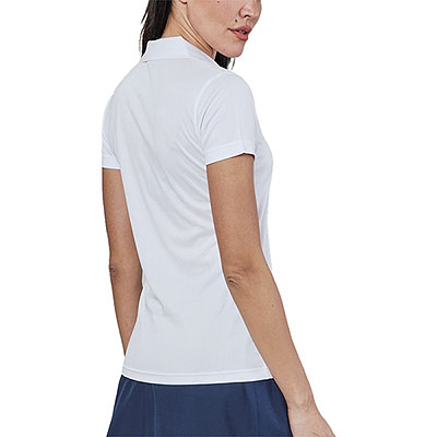 Polo Donna Easy Dry Saint Tropez White