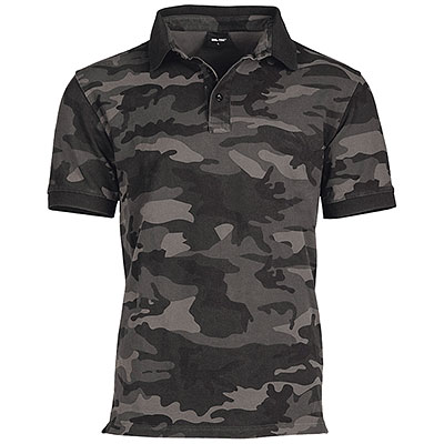 Polo Piquet Prewash CO Dark Camo