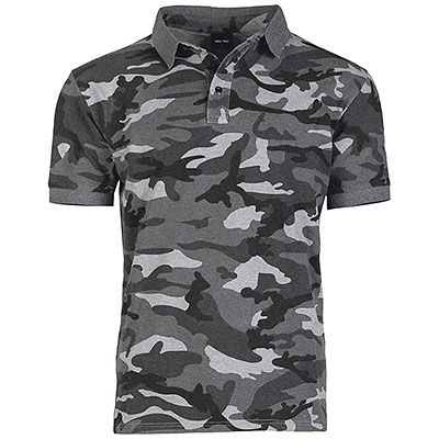 Polo Piquet Prewash CO Urban Camo