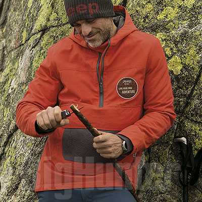 Giacca Anorak Jeep ® Red Clay original