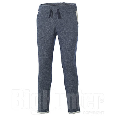 Pantaloni felpa Fit French Terry Contrast Brinato Blu