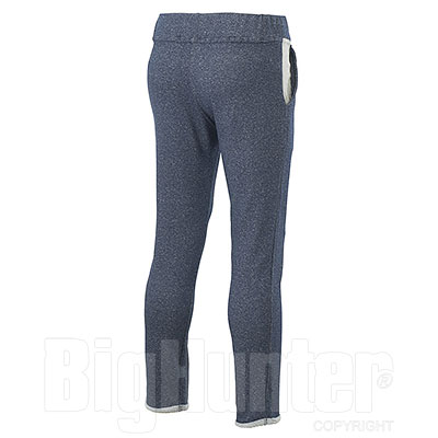 Pantaloni felpa Fit French Terry Contrast Brinato Blu