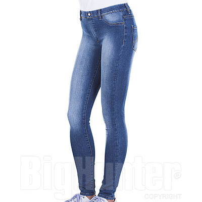 Leggings-Jeans Donna Carrera Super Stretch Medium Blu