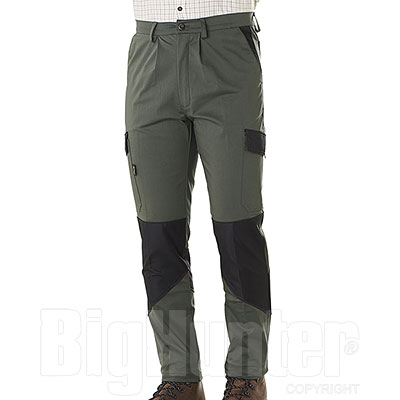 Pantaloni Kalibro Hunter Cotton Stretch Green Cordura Black
