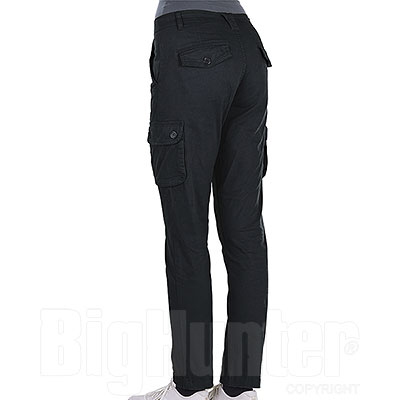 Pantaloni elasticizzati Donna Paris  Multipocket Black 
