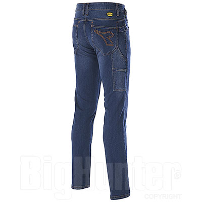 Jeans uomo Diadora Utility Denim Stone Blu Elasticizzati