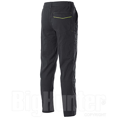 Pantaloni Zurig Stretch Multipocket Black