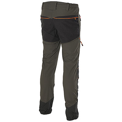 Pantaloni Blatex Action Stretch New Hunting Green-Orange Fluo