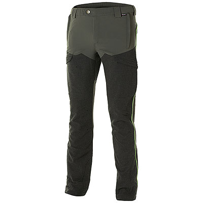 Pantaloni Blatex Stretch Green-Black-Green Fluo