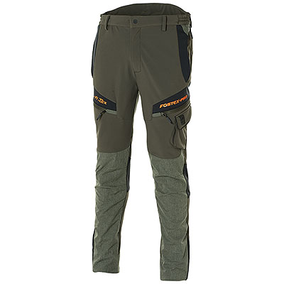 Pantaloni Masseria Softshell Fostex-Pro Green-Black