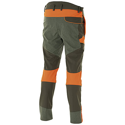 Pantaloni Masseria Softshell Fostex-Pro Green-Orange Fluo