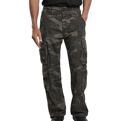 Brandit Pantaloni Pure Vintage Dark Camo