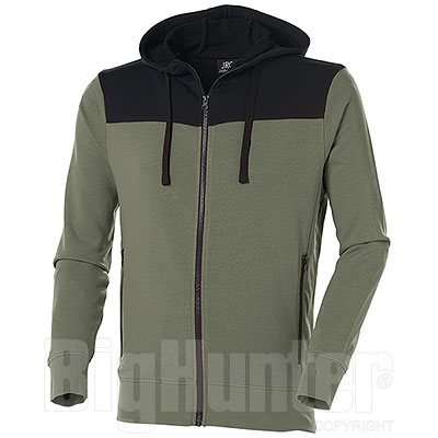 Felpa Full Zip Town Army Green