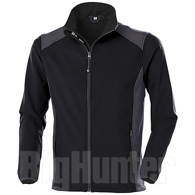 Giacca Softshell Bicolor Black-Grey