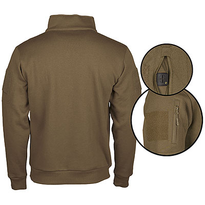 Felpa Tactical Dark Coyote