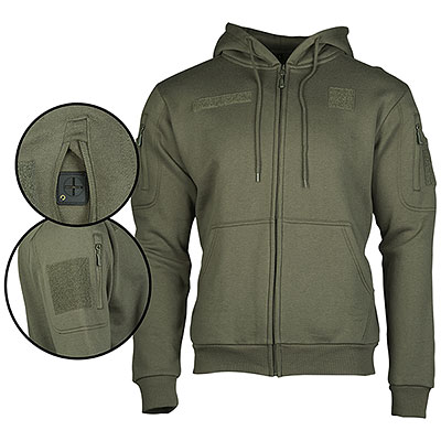 Felpa con Cappuccio Tactical Ranger Green