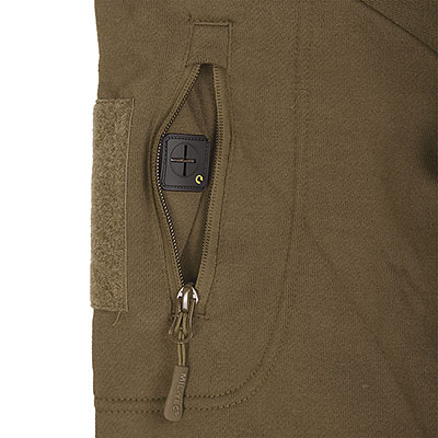 Felpa con Cappuccio Tactical Dark Coyote
