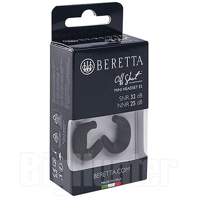 Auricolari Beretta Mini Headset E2 Black