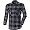 Camicia flanella Cotton Flannel Grey Black