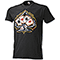 T-Shirt Fruit of the Loom Poker Aces Black