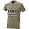 T-Shirt Fruit of the Loom Army Brothers in Arms Green