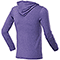 T-Shirt con Cappuccio Heather Purple M/L