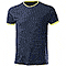 T-Shirt uomo Trendy Navy-Yellow Fluo
