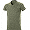 T-Shirt uomo Collo a V Cotton Army Green
