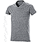 T-Shirt Collo a V Cotton Light Grey