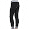  Pantaloni Donna Felpati Stretch Felpa Black-Grey Mélange