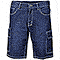 Bermuda Jeans uomo Multitasche Elasticizzati Indigo