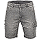 Bermuda Jeans uomo Multitasche Elasticizzati Grey