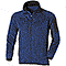 Felpa uomo Knitted Fleece Full Zip Blu