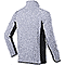 Felpa uomo Knitted Fleece Full Zip Grey 