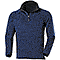 Felpa uomo Knitted Fleece Half Zip Blu