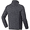 Felpa uomo Knitted Fleece Half Zip Dark Grey