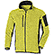 Felpa Knitted Fleece Full Zip Yellow Fluo