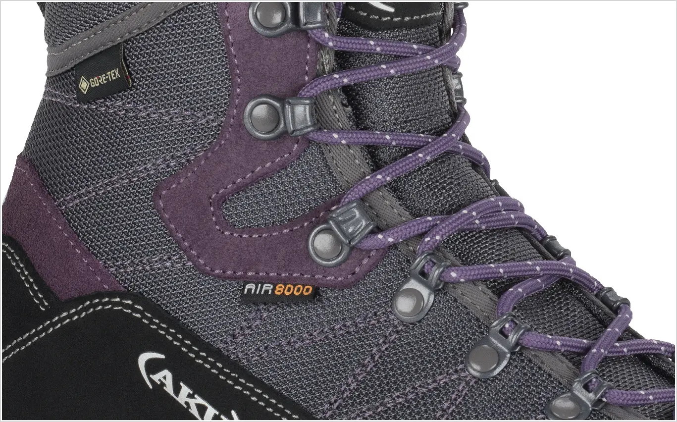 Scarponi Donna AKU Trekker Lite III Wide GTX W'S Antracite-Viola