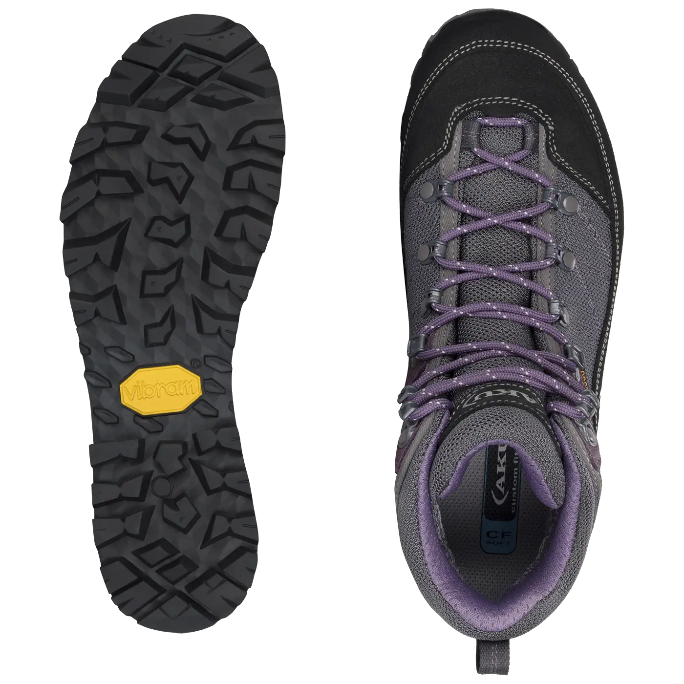 Scarponi Donna AKU Trekker Lite III Wide GTX W'S Antracite-Viola