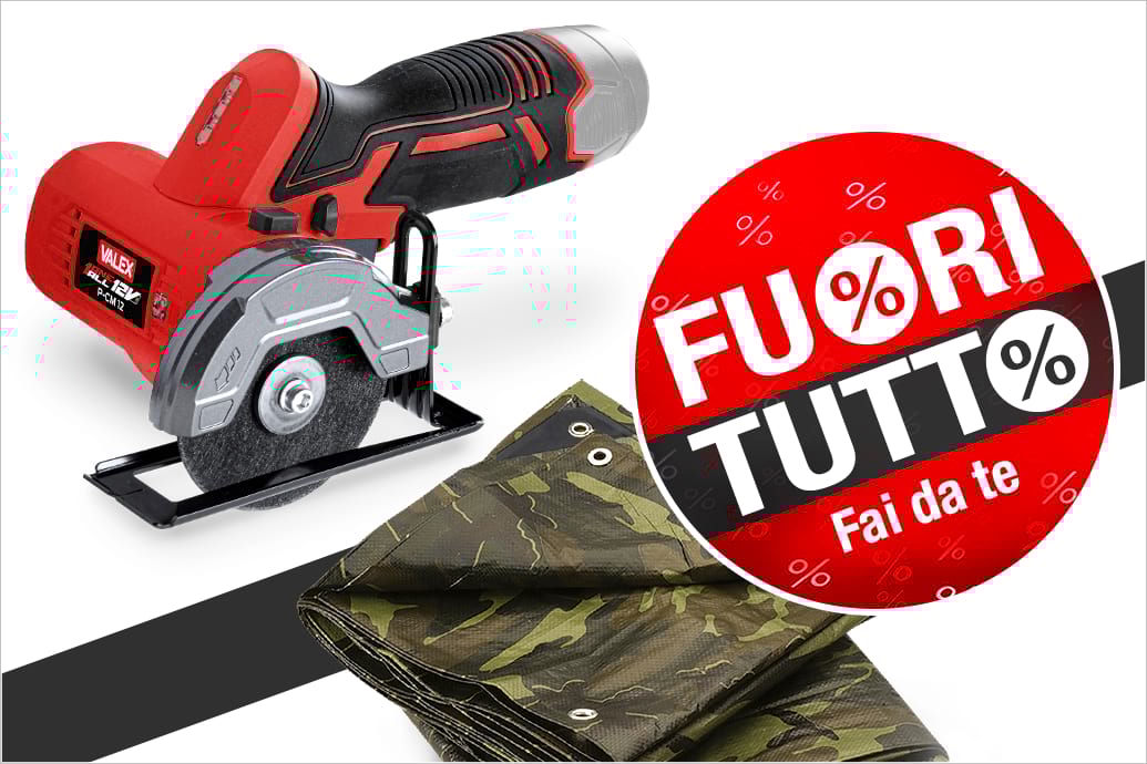 Fuori Tutto per chiusura attivita Articoli per il fai da te e bricolage