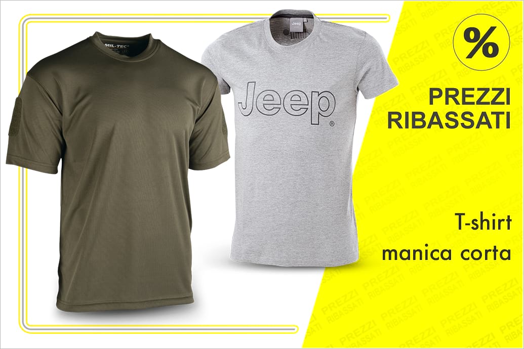 T-shirt manica corta Prezzi ribassati