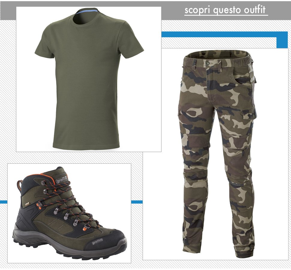 outfit: t-shirt, jeans e scarponi