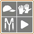cappelli, paracollo, passamontagna, guanti e bretelle Beretta